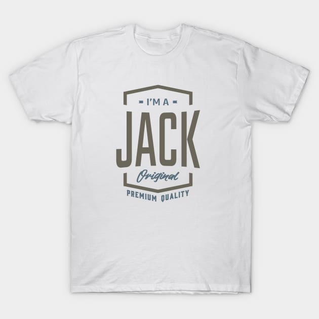 Is Your Name, Jack ? This shirt is for you! T-Shirt by C_ceconello